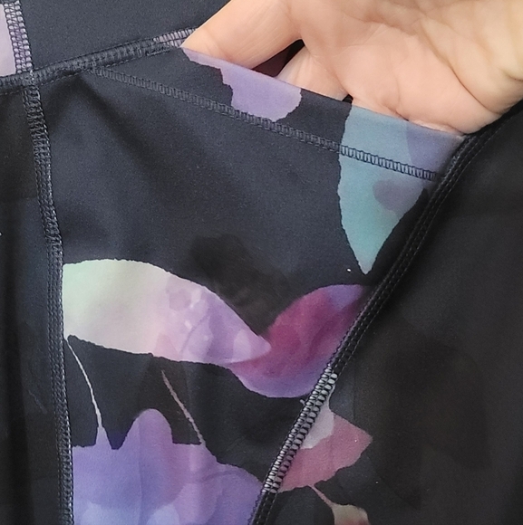 All In Motion Contour Power Waist Floral Women's Leggings - Picture 6 of 7